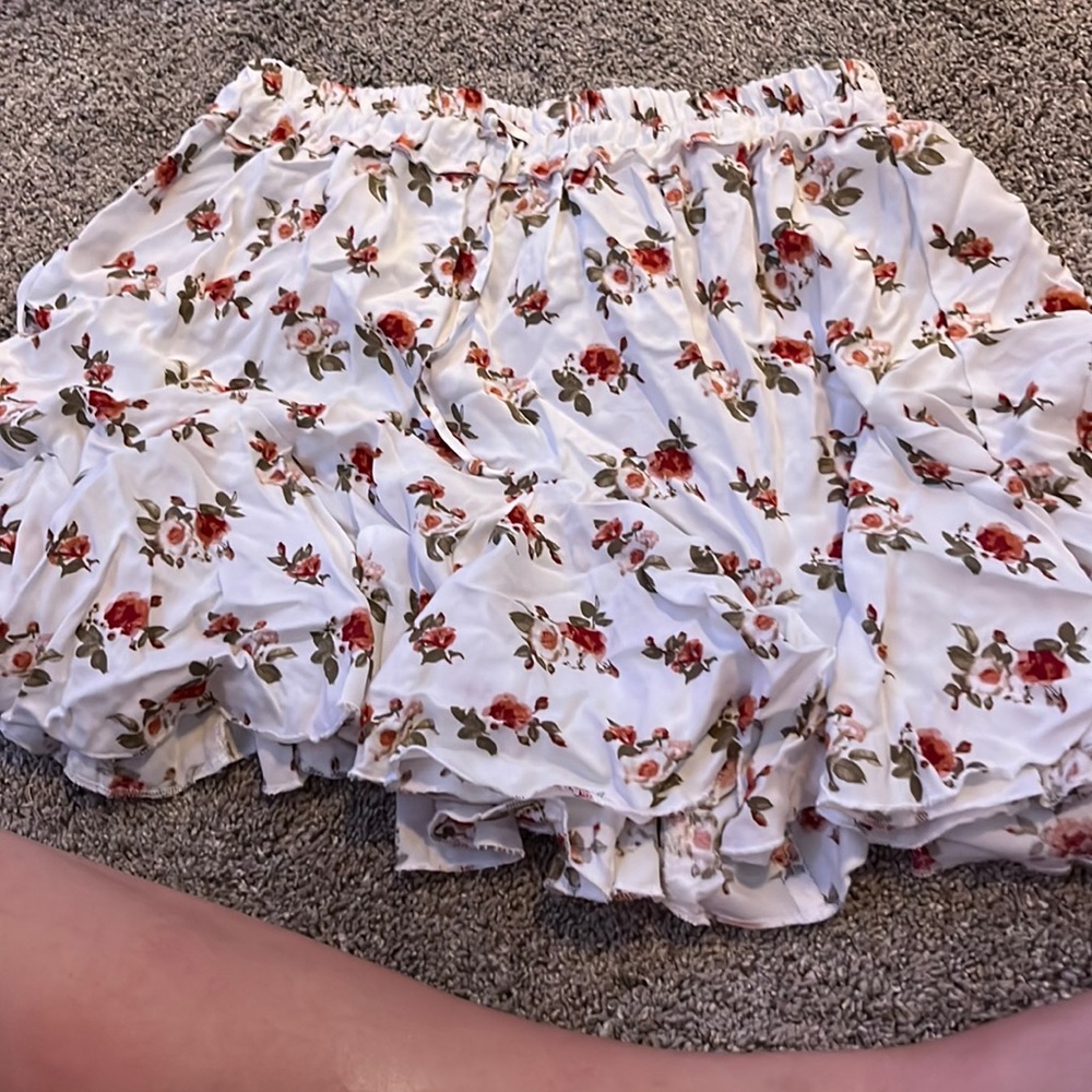 Flower skirt/swimsuit coverup